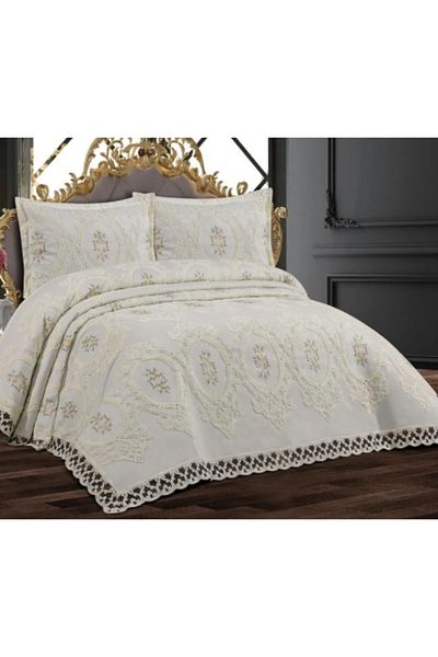 d'niss home touch of nature in your home Lina 3 Piece Double Bedspread