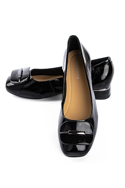 advancer Pantofi cu Toc Gros 2321-18 Negru |