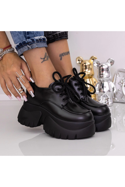 mei Platform Shoes 9066-29 Black |