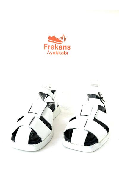 NEWGÜLTEKİN Genuine Leather Leather Lightweight Comfortable Full Summer Sandals