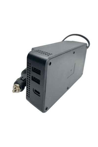 divendi-ro Voltage Inverter from 12V Auto Plug to 230V Dual EU Plug, 300W, Digital Display