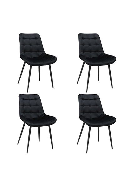 ARTA DOOR Set of 4 Onix Chairs, HoReCa, Kitchen, Living Room, Office, Bedrooms, Hallways