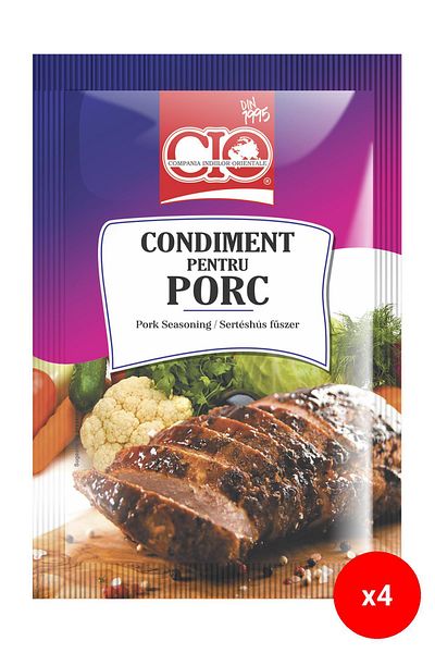 CİO Condimente pentru carne de porc 20g x5 buc (Pachet de 4)