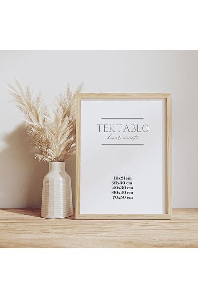 TekTablo A4 Frame 21X30 cm Frame, Certificate and A4 Document Photo Frame