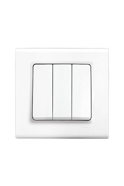 PANASONIC Triple Switch Linnera White