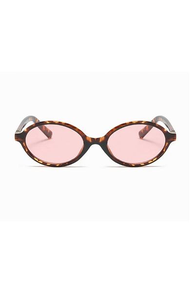 Toz Vintage Leopard Pattern Delova Vintage & Retro Unisex Sunglasses