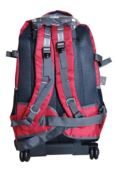 MASTER PACK Luxury Laptop Compartment, Squeegee and Wheeled Mountaineer Travel Backpack - Orcamp 500 ml Thermos Gift