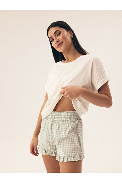 Henderson Set pijama pentru femei, format din 2 piese, tricou și pantaloni sc...