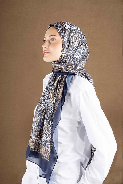 Akel Digital Soft Shawl Ethnic Pastel Pattern