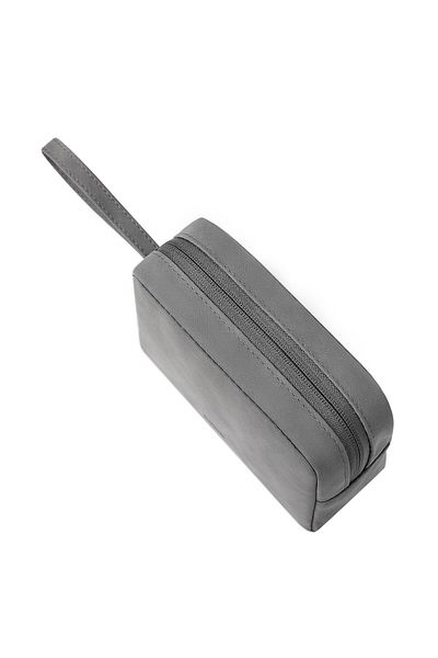 Hurtel Small travel case for phone, headphone and other accessories, gray