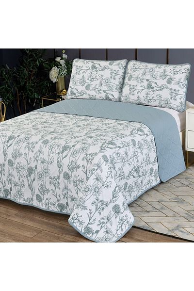 Pucioasa Double quilted bedspread, Pucioasa, Elegance CVI8 Flowers
