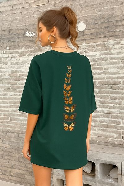 BENROMA 1 προϊόν για αγορές 6 και άνω Δώρο μπλουζάκι Unisex με στάμπα πεταλούδας