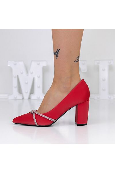 mei High Heel Shoes 3XKK16 Red