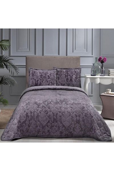 Taç Luxury velvet duvet cover set +2 pillowcases, TAC, Linda Purple