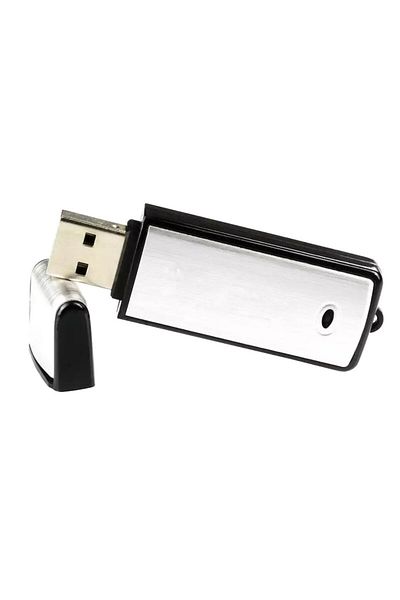 Glow Goods Microphone Spy Integrated in Memory Stick, 8 GB Internal Memory, USB Power Supply, Range Up To 6-8 M