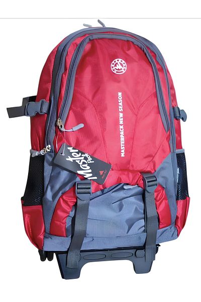 MASTER PACK Luxury Laptop Compartment, Squeegee and Wheeled Mountaineer Travel Backpack - Orcamp 500 ml Thermos Gift