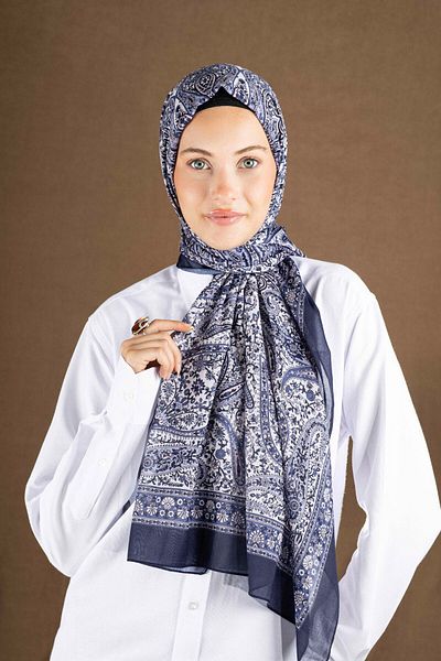 Akel Digital Soft Shawl Ethnic Pastel Pattern