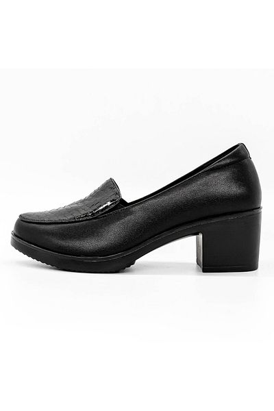 FORMAZIONE Chunky Heel Shoes 1583-10 Black |