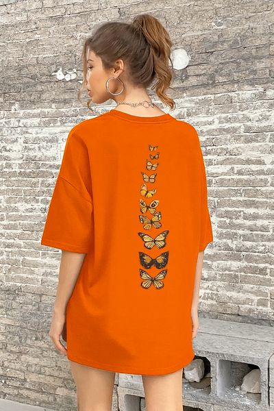 BENROMA 1 προϊόν για αγορές 6 και άνω Δώρο μπλουζάκι Unisex με στάμπα πεταλούδας