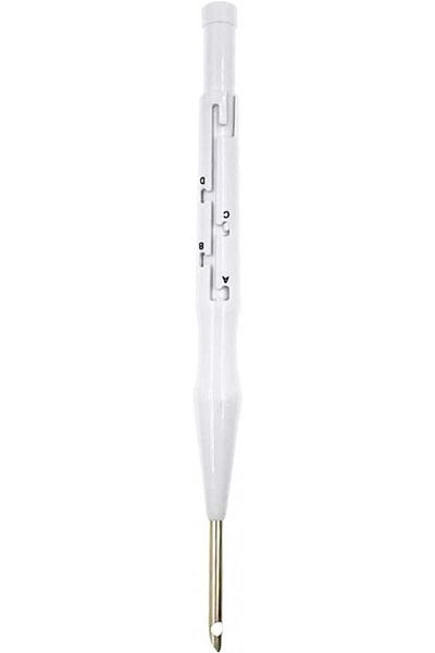 Wool Queen Set of 2 Wool Queen heavy thread embroidery needles, ABS/steel, white