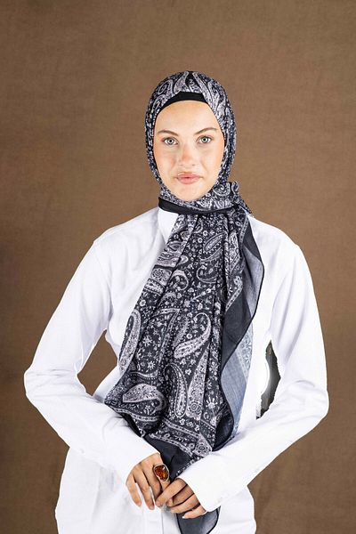 Akel Digital Soft Shawl Ethnic Pastel Pattern