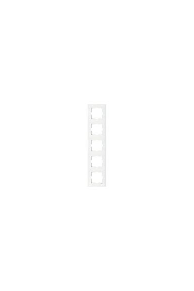 Viko by Panasonic Karre 5-Post Vertical Frame Viko White