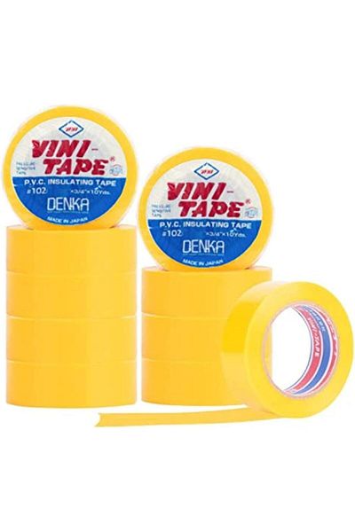 Generic Vini 10Pc Yellow Vini Electrical Insulation Tape