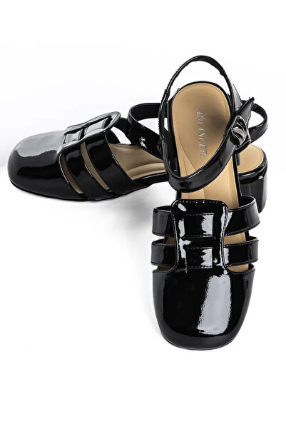 advancer Παπούτσια με Χοντρό Τακούνι 21161 Μαύρα |