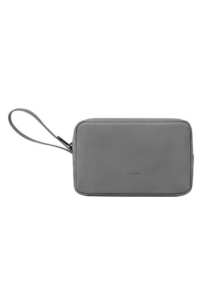 Hurtel Small travel case for phone, headphone and other accessories, gray
