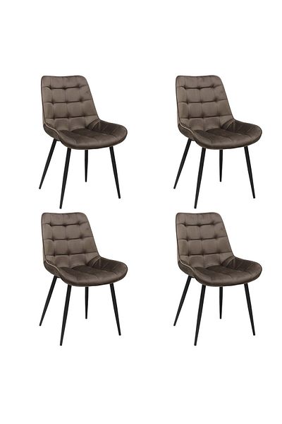 ARTA DOOR Set of 4 Onix Chairs, HoReCa, Kitchen, Living Room, Office, Bedrooms, Hallways