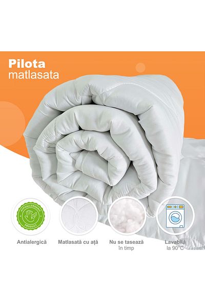 Pernador Pernador quilted duvet, microfiber 200g/sqm, washable at 90°C, 200cm x 220cm