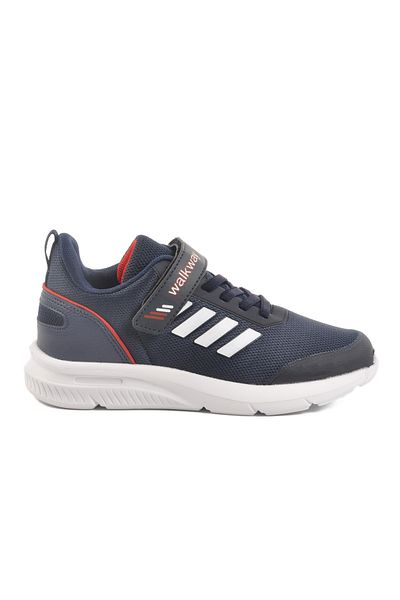 WALKWAY Navy Blue Velcro Mesh Lightweight Unisex Children's Sports Shoes Fav 100 F