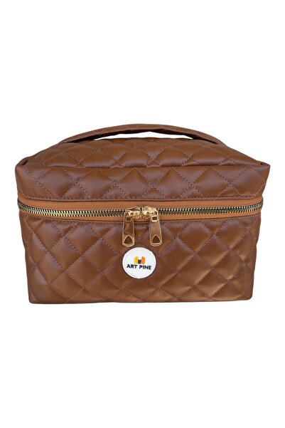 ART PINE Калъф за грим за пътуване - Моден козметичен аксесоар от кожа