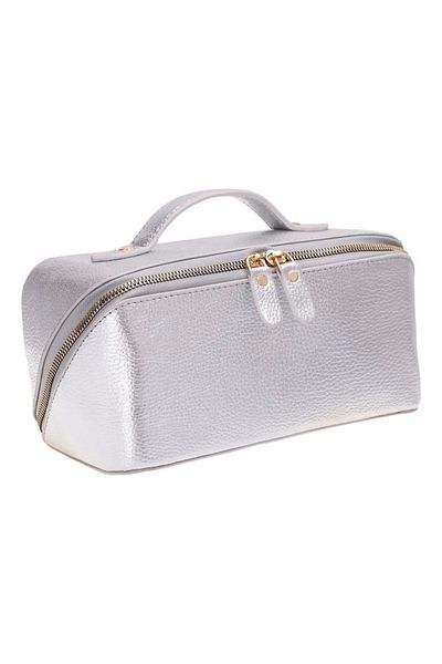 Vemora Ella Women's Travel Cosmetic Care Makeup Bag Organizer Silver