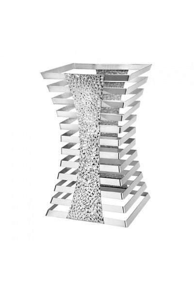 Culinaro North buffet presentation stand 25x25xh47cm, stainless steel, silver
