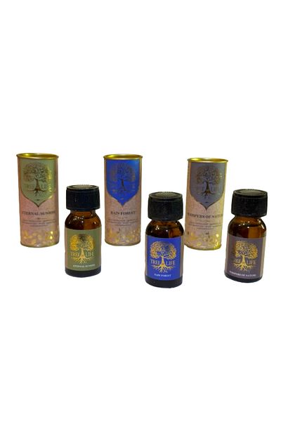 OEM Set 3 uleiuri esentiale Tree of Life: Eternal Sunrise, Rain Forest, Whispers of Nature, 15ml