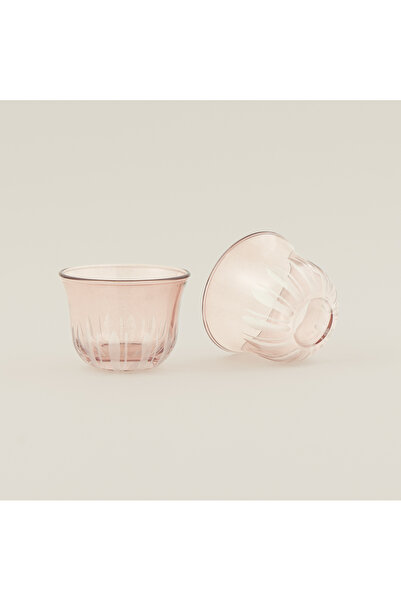 Dallaty 6pcs arabic coffee cup set, light purple