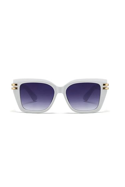 Toz Vintage Dervina White Vintage & Retro Sunglasses