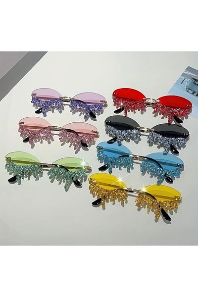 Store Blue Stone Party Glasses