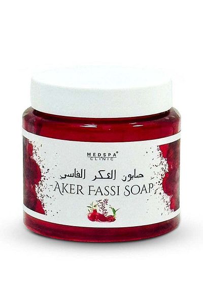 MEDSPACLINIC Akker Fassi Soap Purifying, Cleansing, Exfoliating for Hammam Ritual 500ml