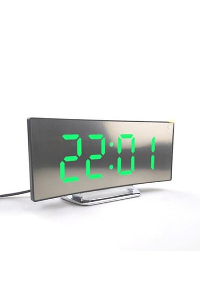 OEM Multifunctional LED Clock, Mirror, Large LCD Display, Day/Night Mode