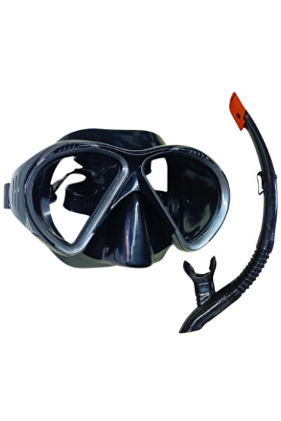 Genel Markalar Star Diving Dalış Maskesi ve Snorkel Yetişkin - 51711-SİYAH