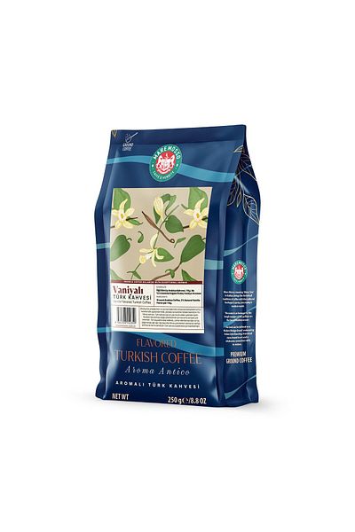 Mare Mosso Caffe ê Vendite Vanilla Flavored Turkish Coffee 250 Gr.