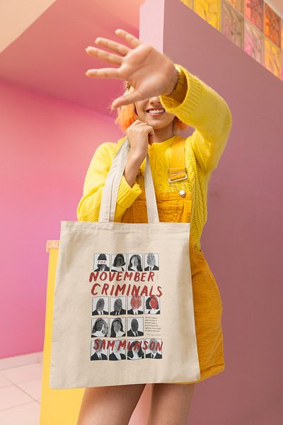 GİFTORA November Criminals Printed Cloth Bag