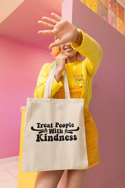 GİFTORA Kindness Printed Cloth Bag
