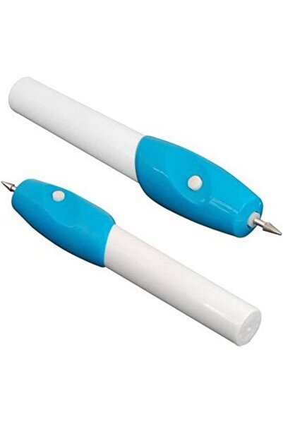 OEM Set 2 engraving tools, 17.5 x 1.8 cm, White/Blue