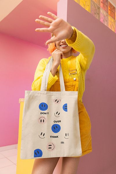 GİFTORA Don'T over Printed Cloth Bag