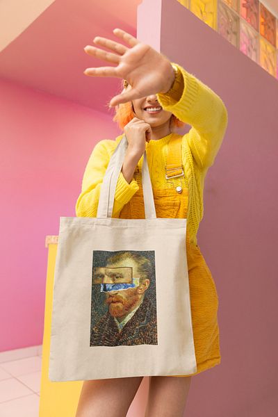 GİFTORA Van Gogh Printed Cloth Bag