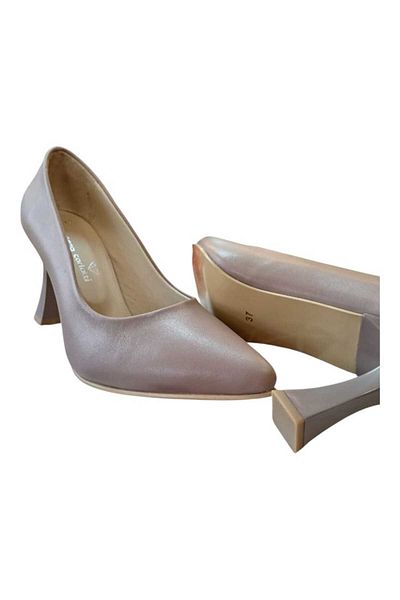 oktay kundura 100% Genuine Real Original Leather Black Stiletto 9cm Goblet Heel Height Women's Shoes