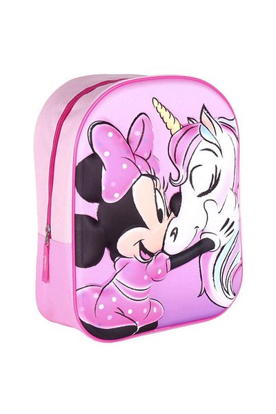 Disney Preschool backpack - Minnie Mouse and the Unicorn, 3D design, 30 x 24 x 9 cm